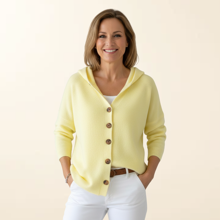 Amélie – Soft Knit Hoodie Cardigan