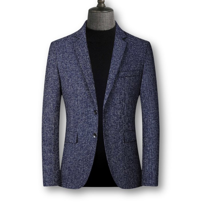 David | Blazer elegante en tela escocesa