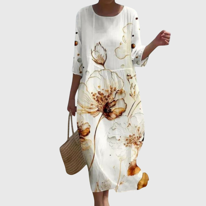 Hayley | Vestido Longo Floral Estiloso