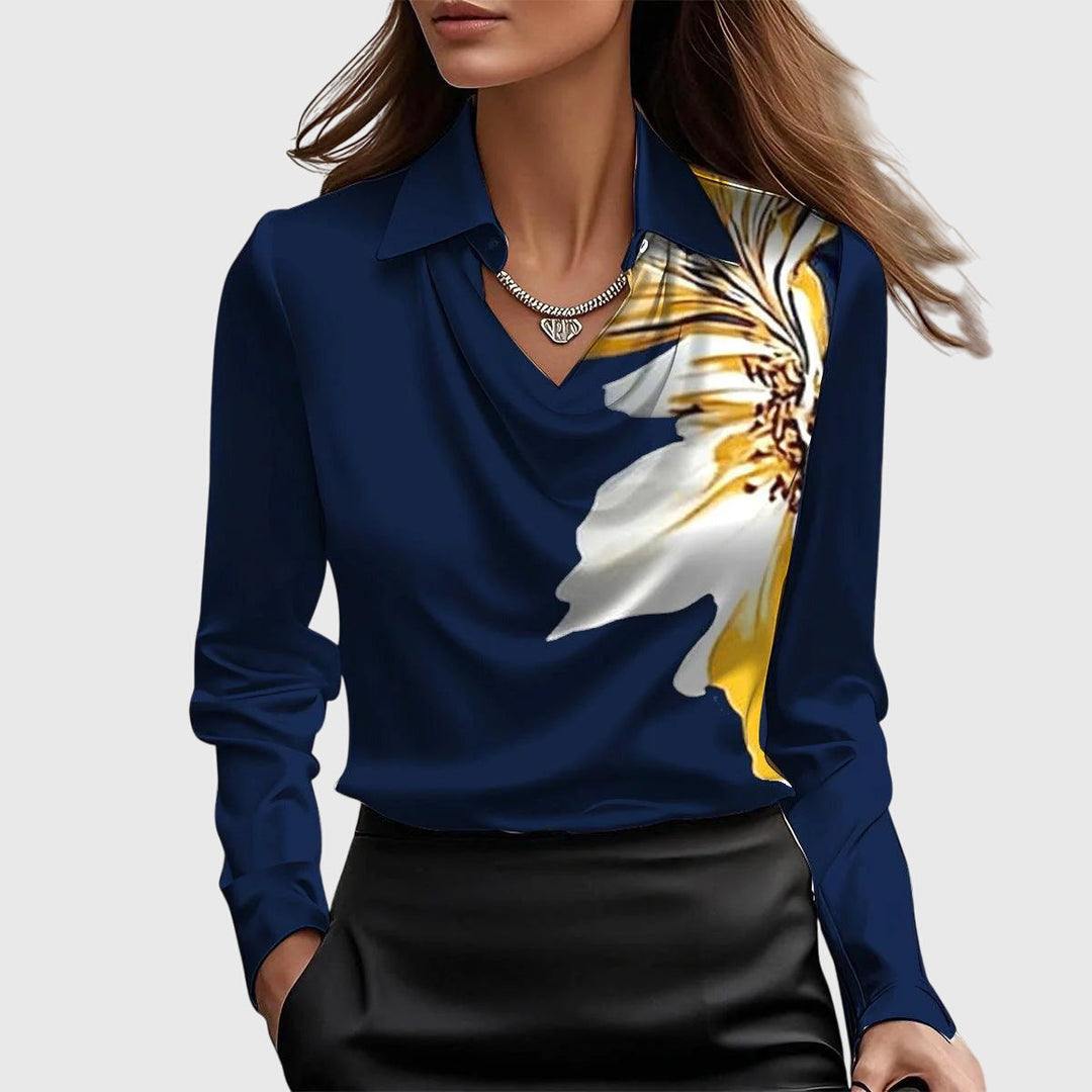 Zoe | Blusa elegante de satén