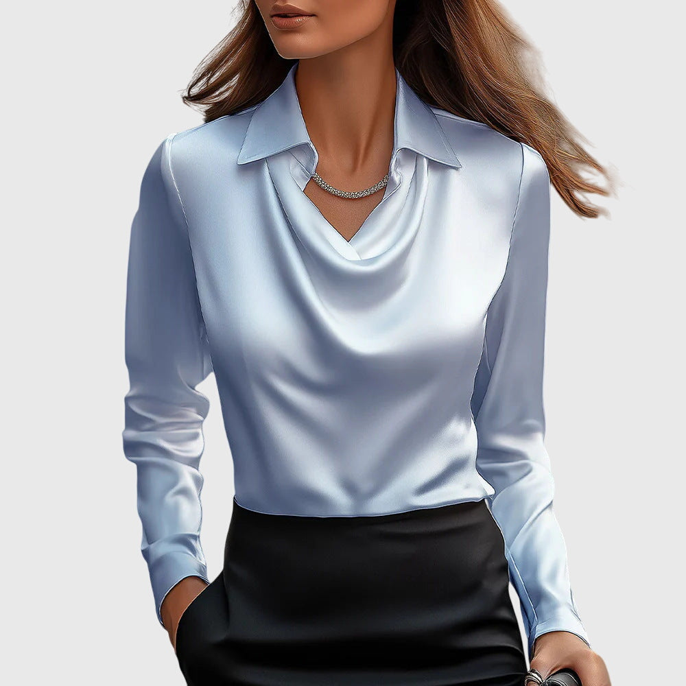 Zoe | Blusa elegante de satén