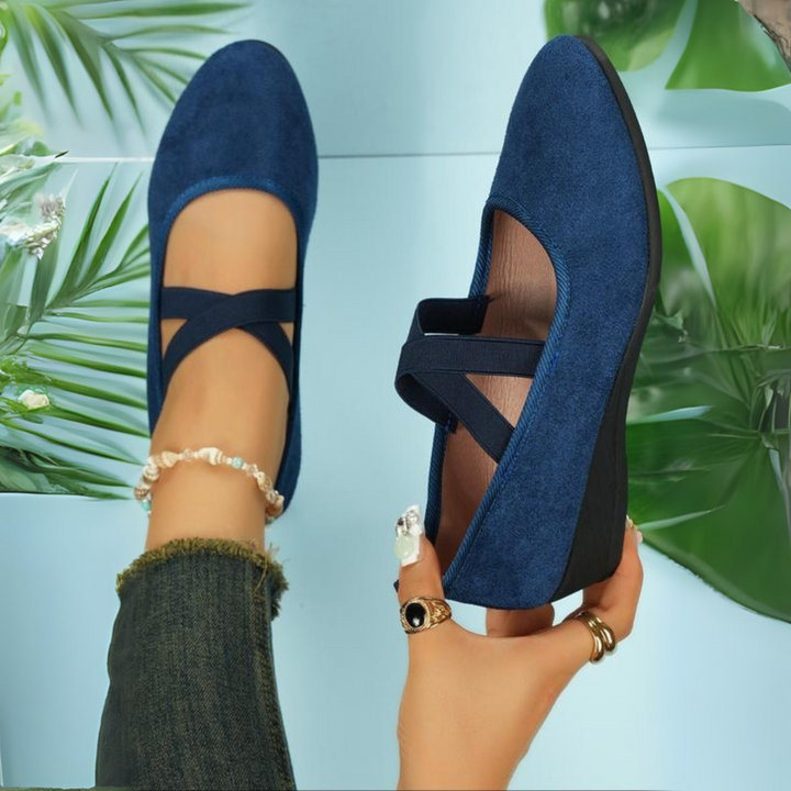 Calerinne | Sapatilhas Anabela Fechadas
