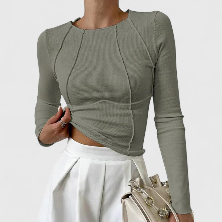 Rozminda | Blusa Cómoda de Manga Larga