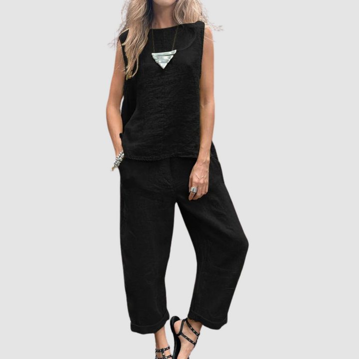 Suzette | Conjunto de verano ligero de dos piezas