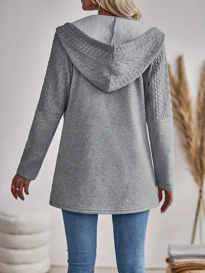 VESPARA | Sudadera con capucha para mujer con cremallera