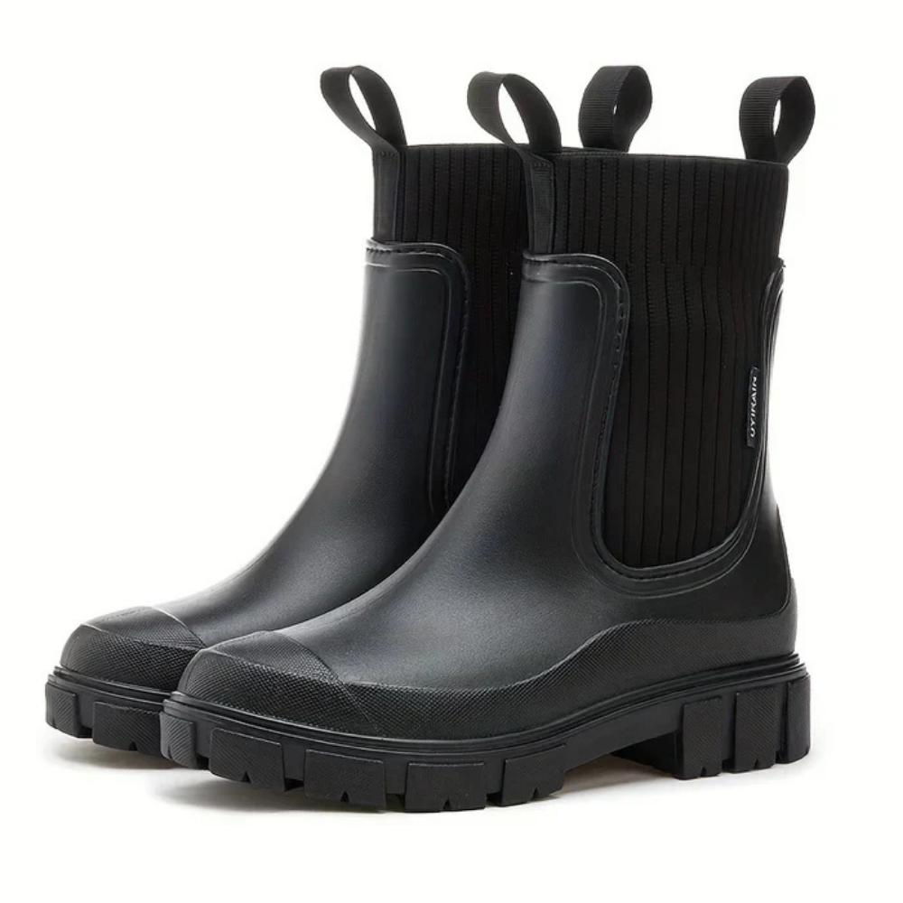 Irina – Botas de goma a la moda para días lluviosos con estilo