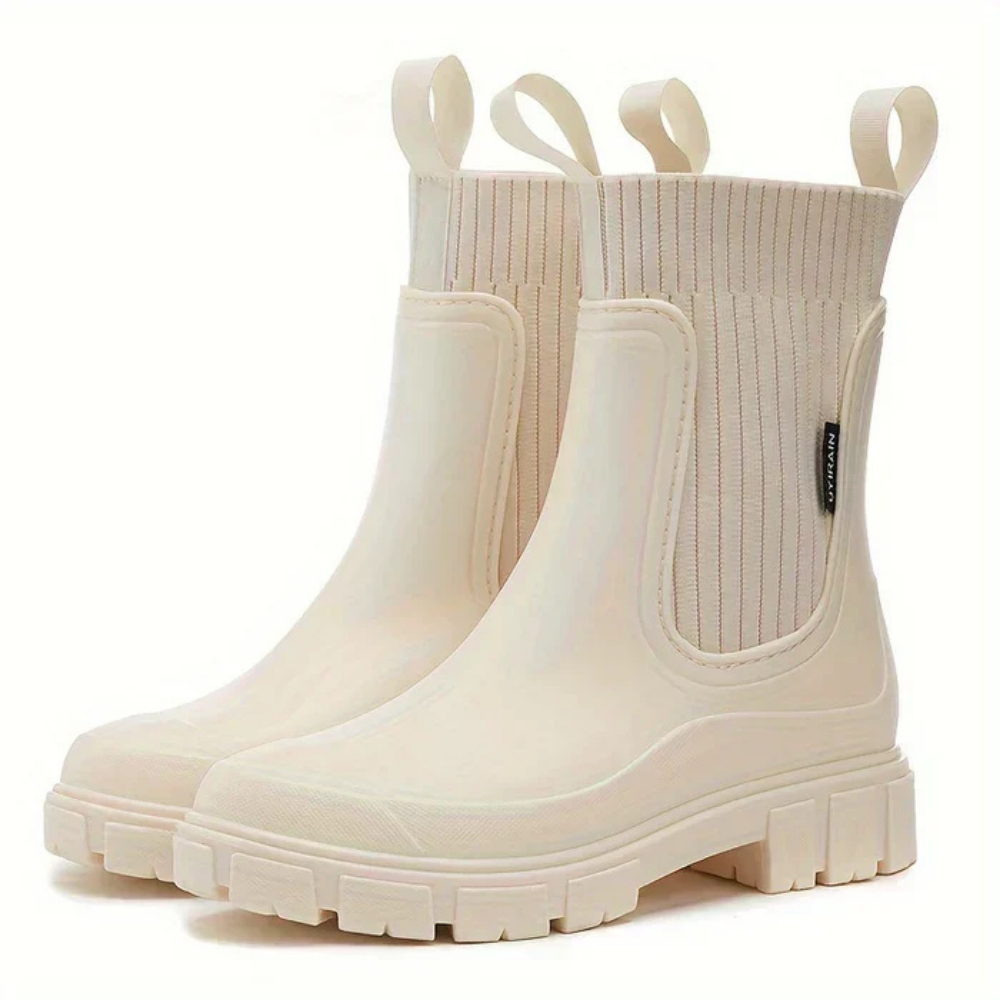 Irina – Botas de goma a la moda para días lluviosos con estilo