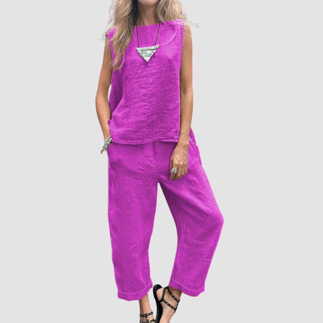 Suzette | Conjunto de verano ligero de dos piezas