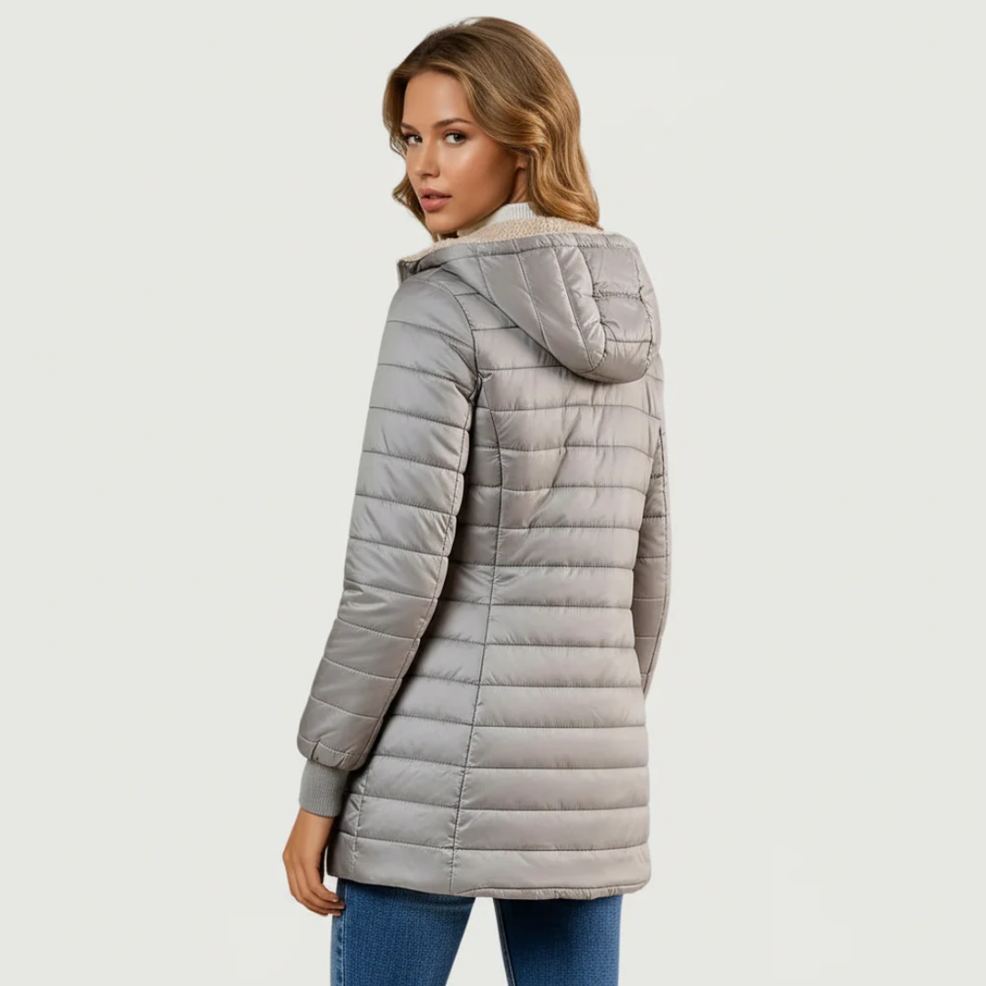 Caro | Abrigo de Invierno Forrado con Sherpa