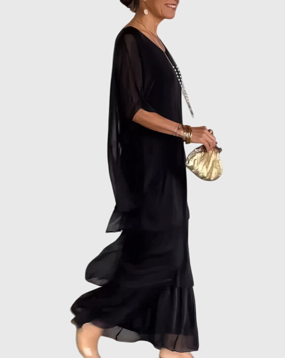 Susan | Vestido longo e fluido elegante