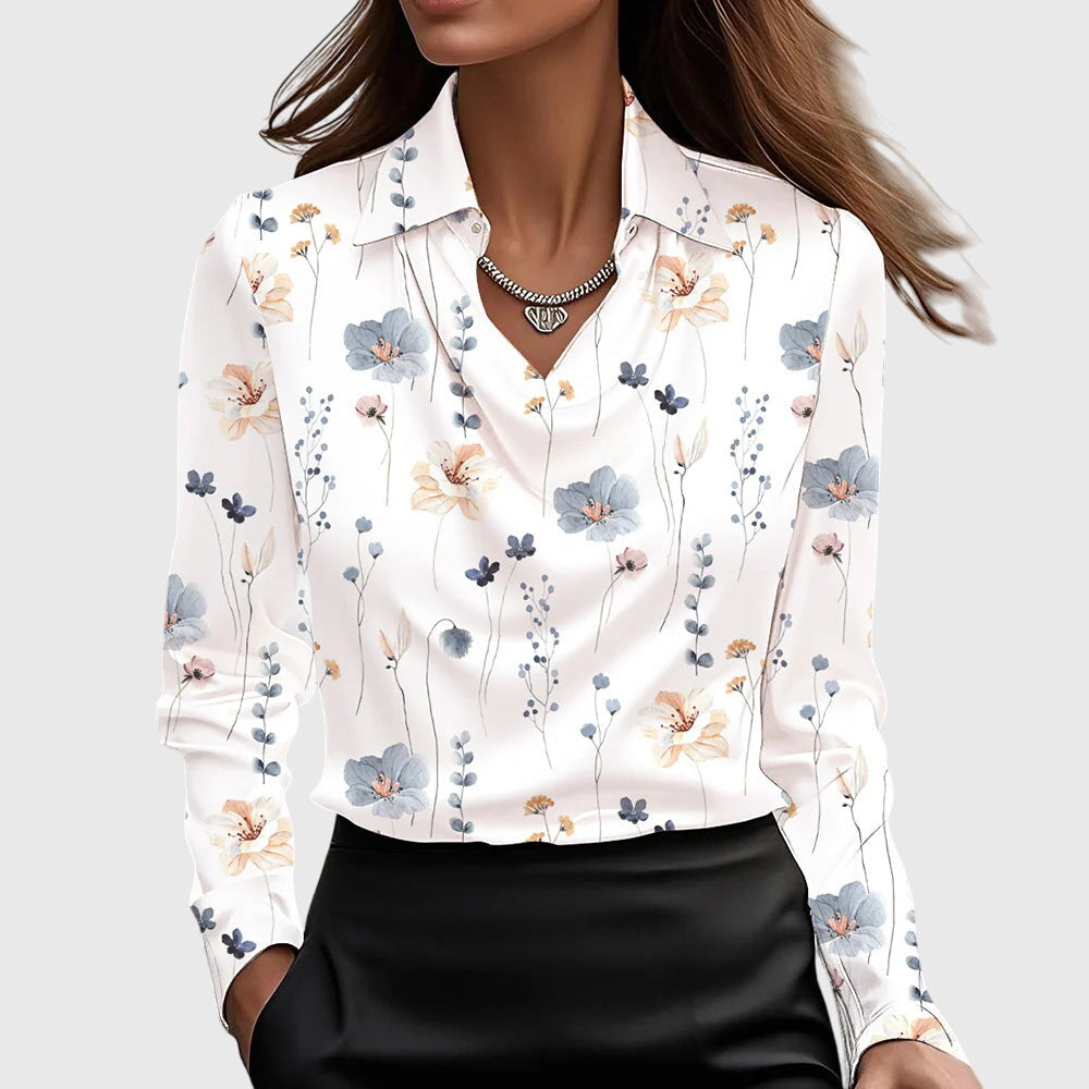 Zoe | Blusa elegante de satén