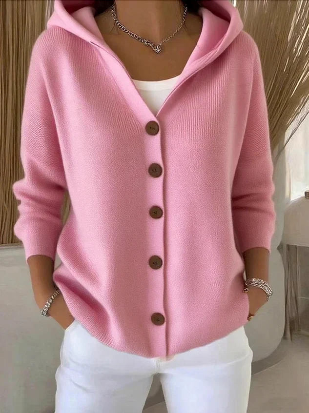 Claire | Hooded Knit Cardigan