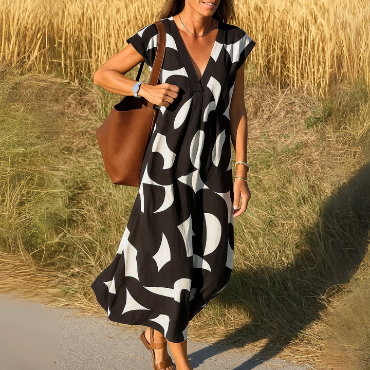 Valérie | Vestido Fluido com Decote V