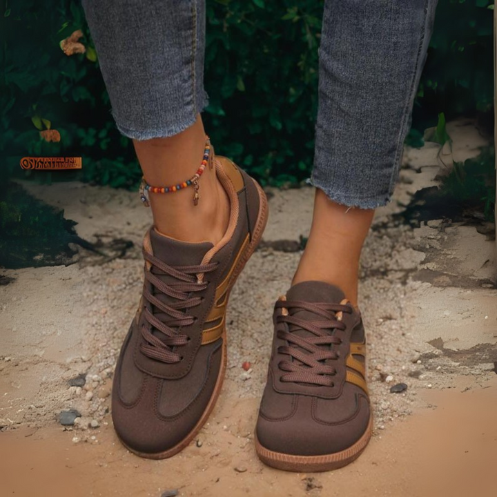 FUCHE - Comfy Lace-Up and Non-Slip Sneakers