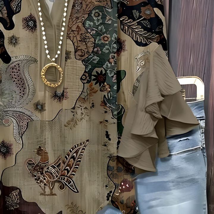 Phoenix | Blusa Elegante con Estampados