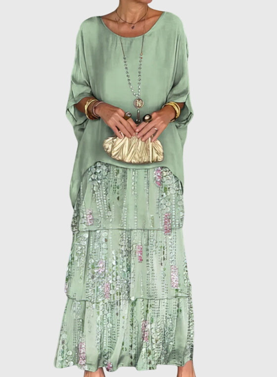 Susan | Vestido longo e fluido elegante
