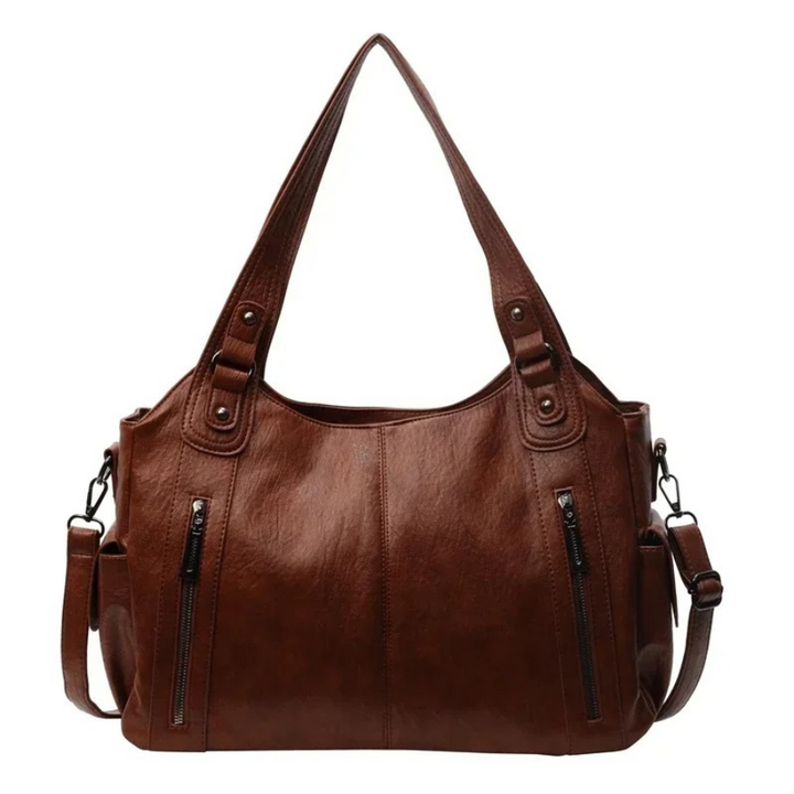 Uma - Bolso de hombro grande con doble cremallera