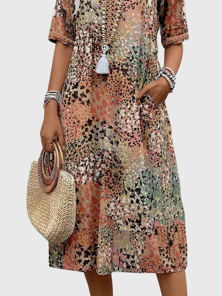 Bella | Vestido midi floral elegante