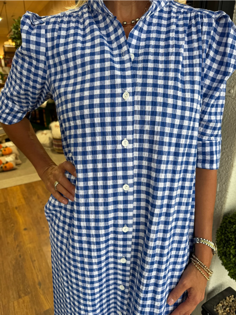 Deva | Vestido clásico de cuadros vichy
