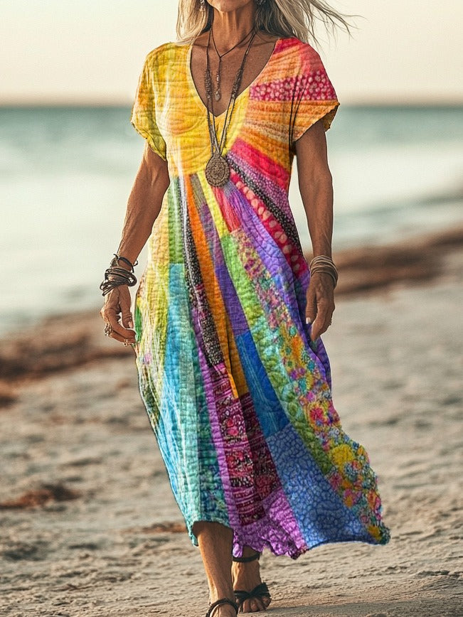 Vestido de diseño Bohemio Sun