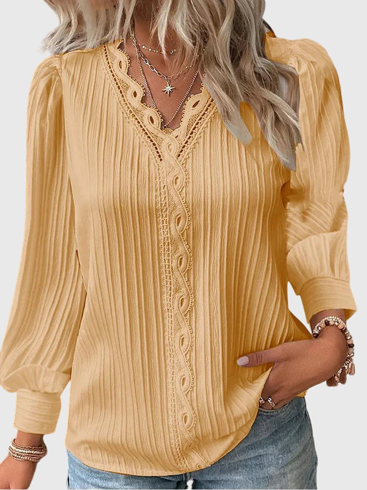 Andrea | Blusa elegante de manga larga
