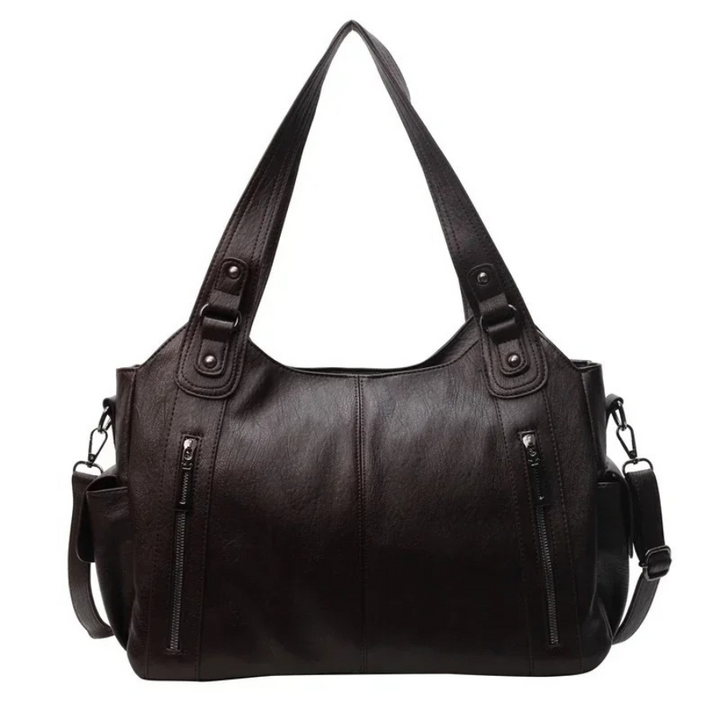 Uma - Bolso de hombro grande con doble cremallera