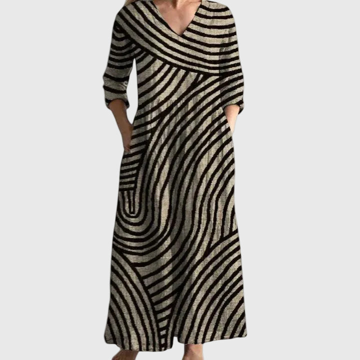 Fiona | Vestido midi elegante y fluido