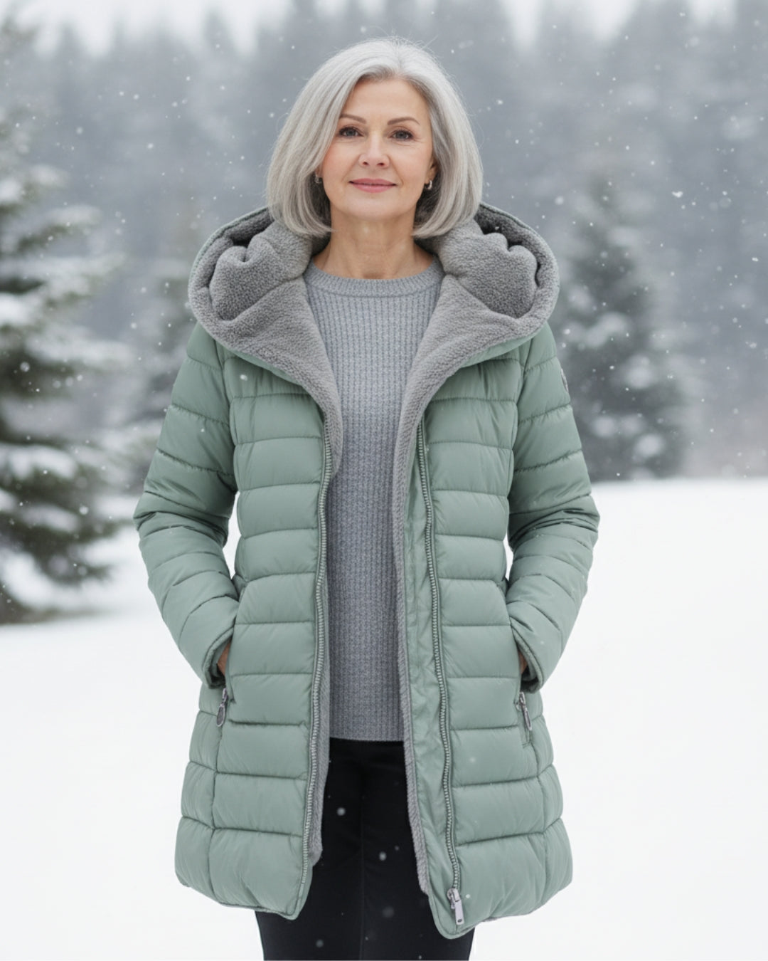 Olivia | Abrigo acolchado de invierno