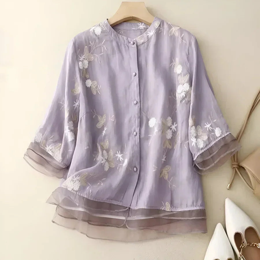 Nicole | Blusa de Algodão Leve