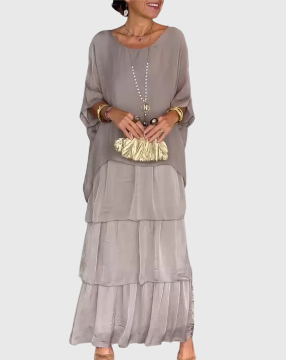 Susan | Vestido longo e fluido elegante