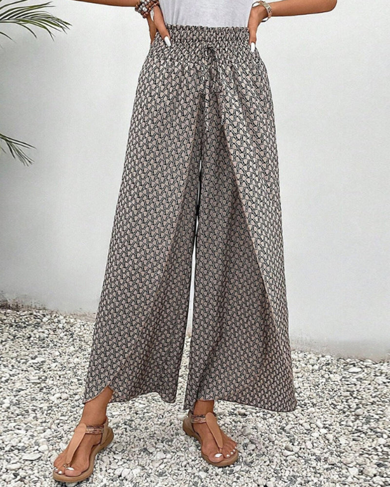 LUNARA - WOMEN'S WIDE-LEG TROUSERS