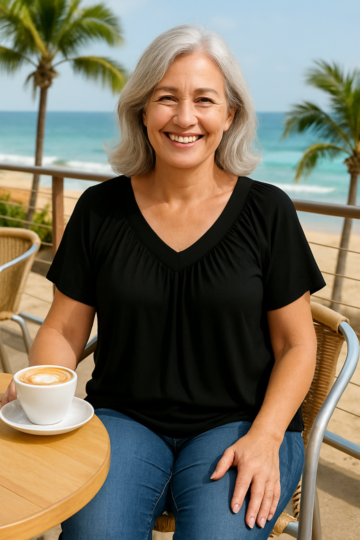 Maris| Top de Lujo Comfort – Facilidad Favorecedora para Todos los Días (S-5XL)