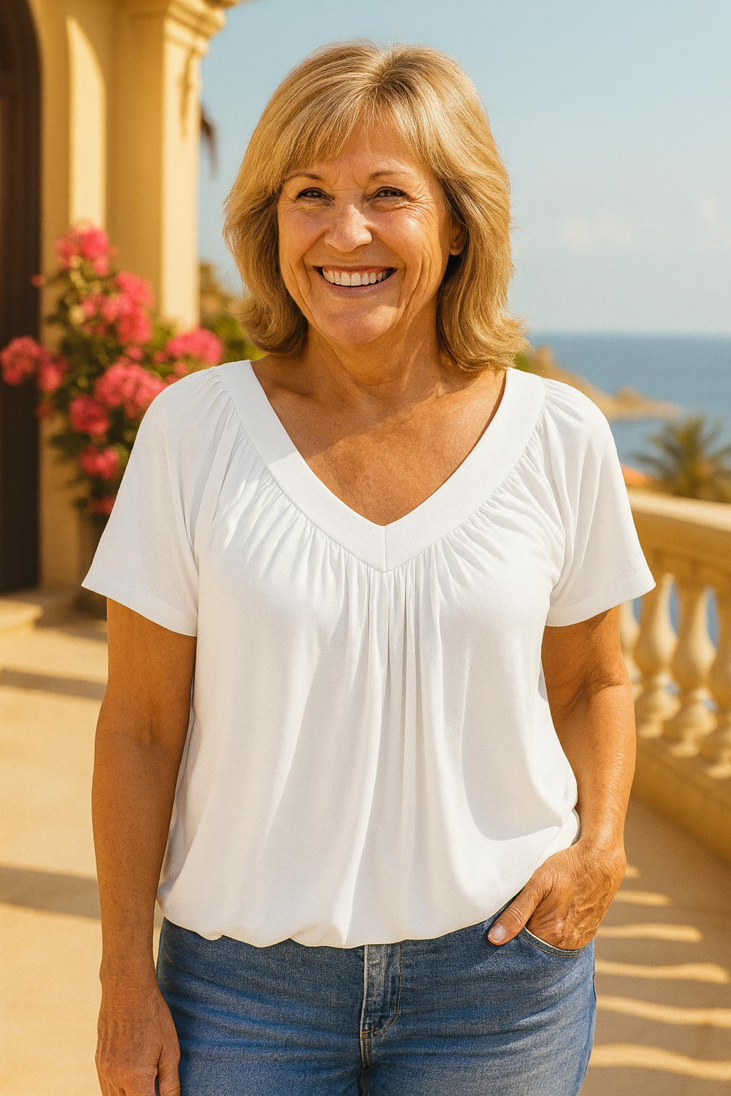 Maris| Top de Lujo Comfort – Facilidad Favorecedora para Todos los Días (S-5XL)