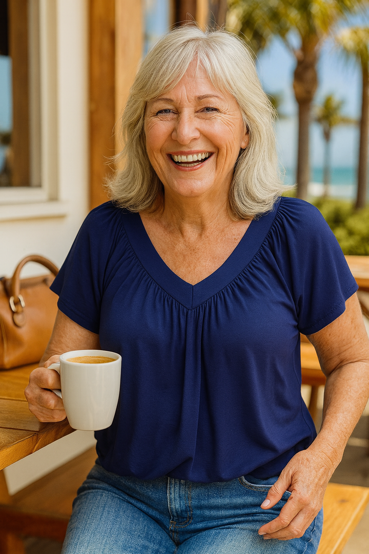 Maris| Top de Lujo Comfort – Facilidad Favorecedora para Todos los Días (S-5XL)