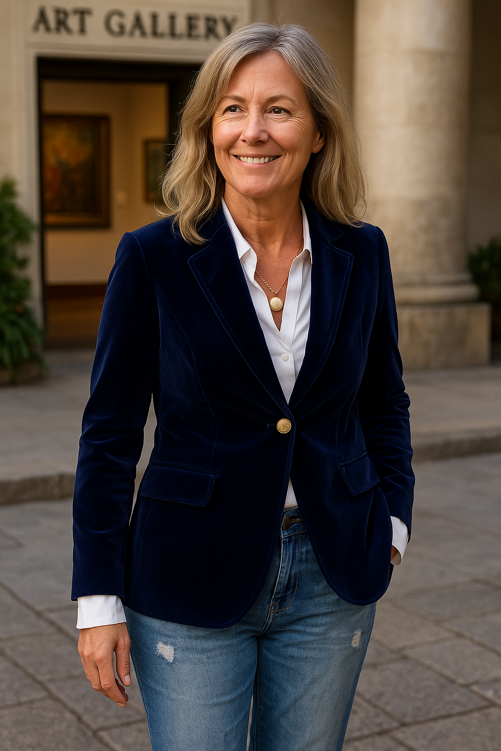 Elena | Blazer de Terciopelo – Confianza, Comodidad y Clase Atemporal
