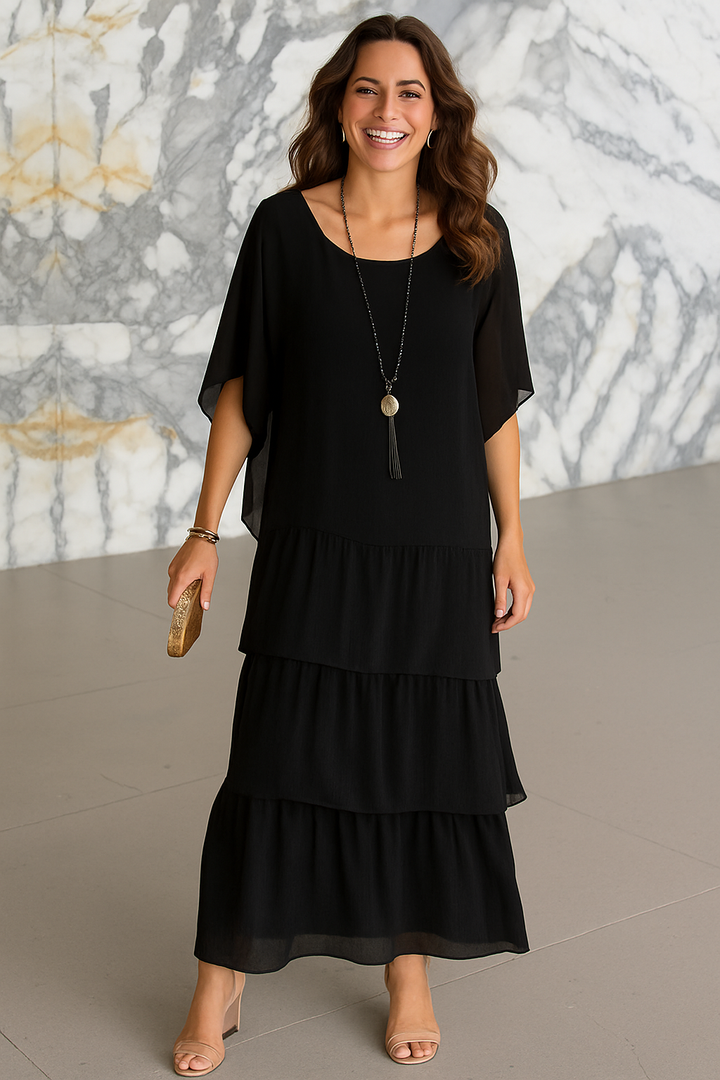 Juliette | Vestido Maxi Elegante con Cobertura para el Abdomen
