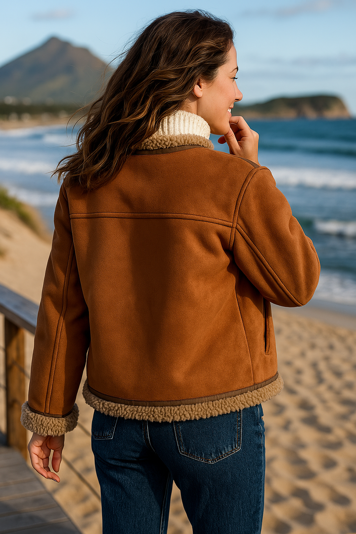 Evy | Chaqueta de Piel de Oveja CloudSoft