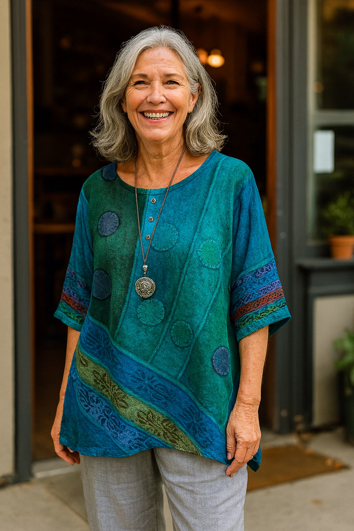 Ysolde | Blusa Artística – Flui Suavemente, Valoriza Lindamente