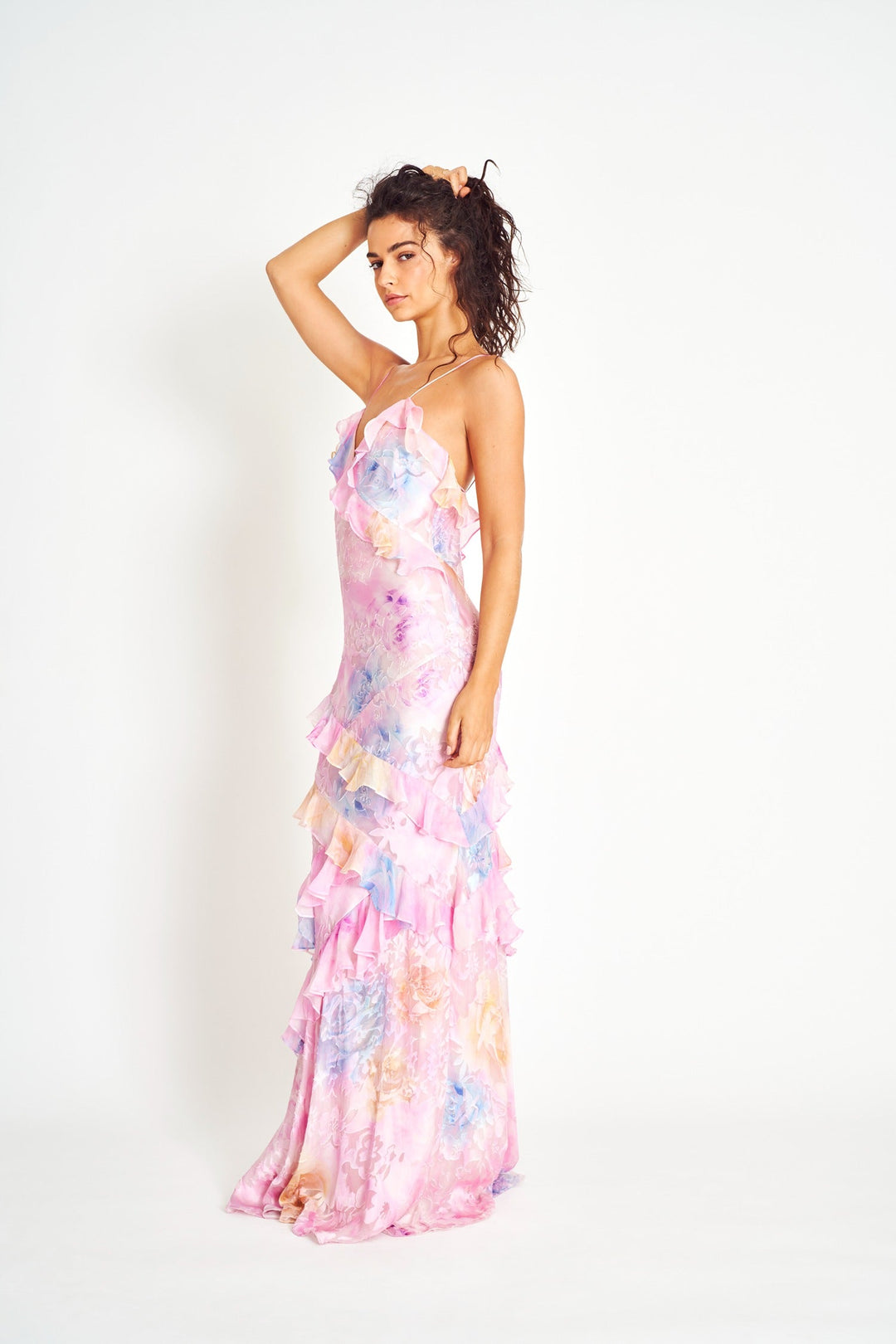 Darcel | Vestido Maxi con Volantes