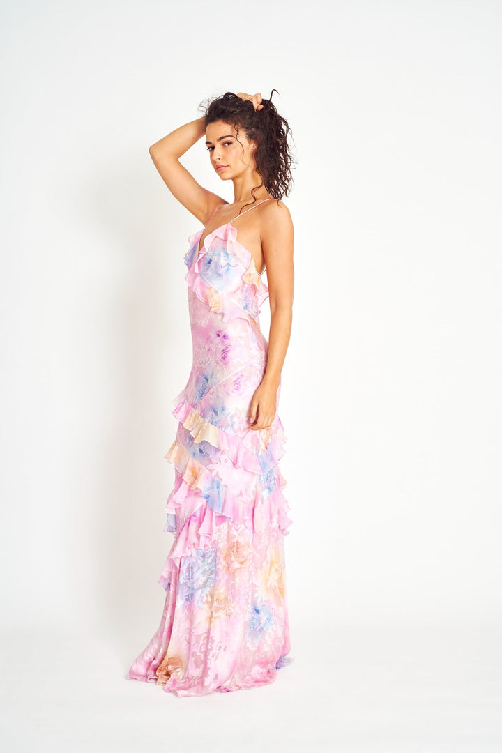 Darcel | Vestido Maxi con Volantes