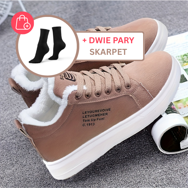 PLUSHPRINT - WARM WOMEN'S SNEAKERS