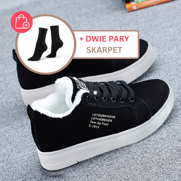 PLUSHPRINT - WARM WOMEN'S SNEAKERS