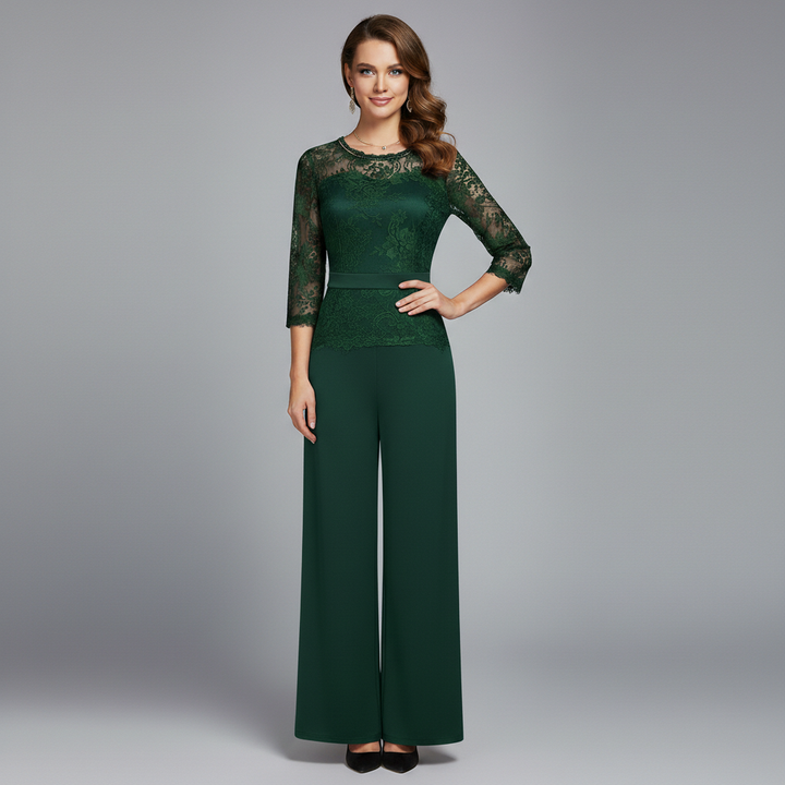 Diana Elegant Jumpsuit | Lace Evening Jumpsuit
