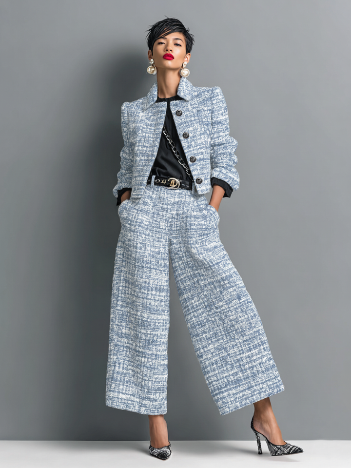 Akira Stylish Two-Piece Set | Modern Tailored Co-Ord