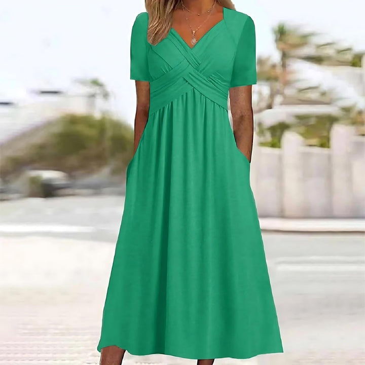 Carmen | Midi Dress with Tummy Coverage