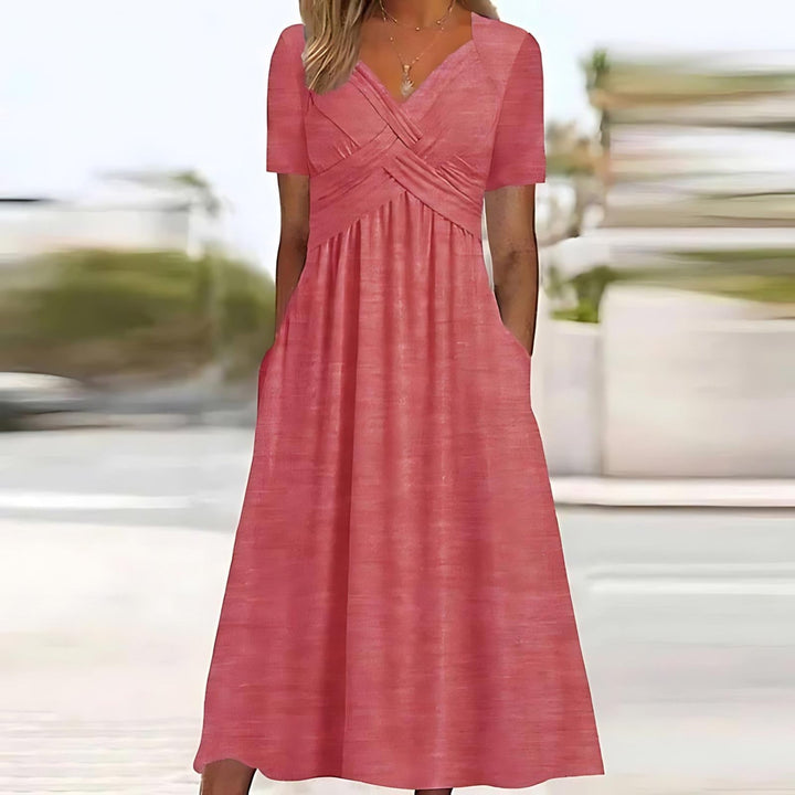 Carmen | Midi Dress with Tummy Coverage