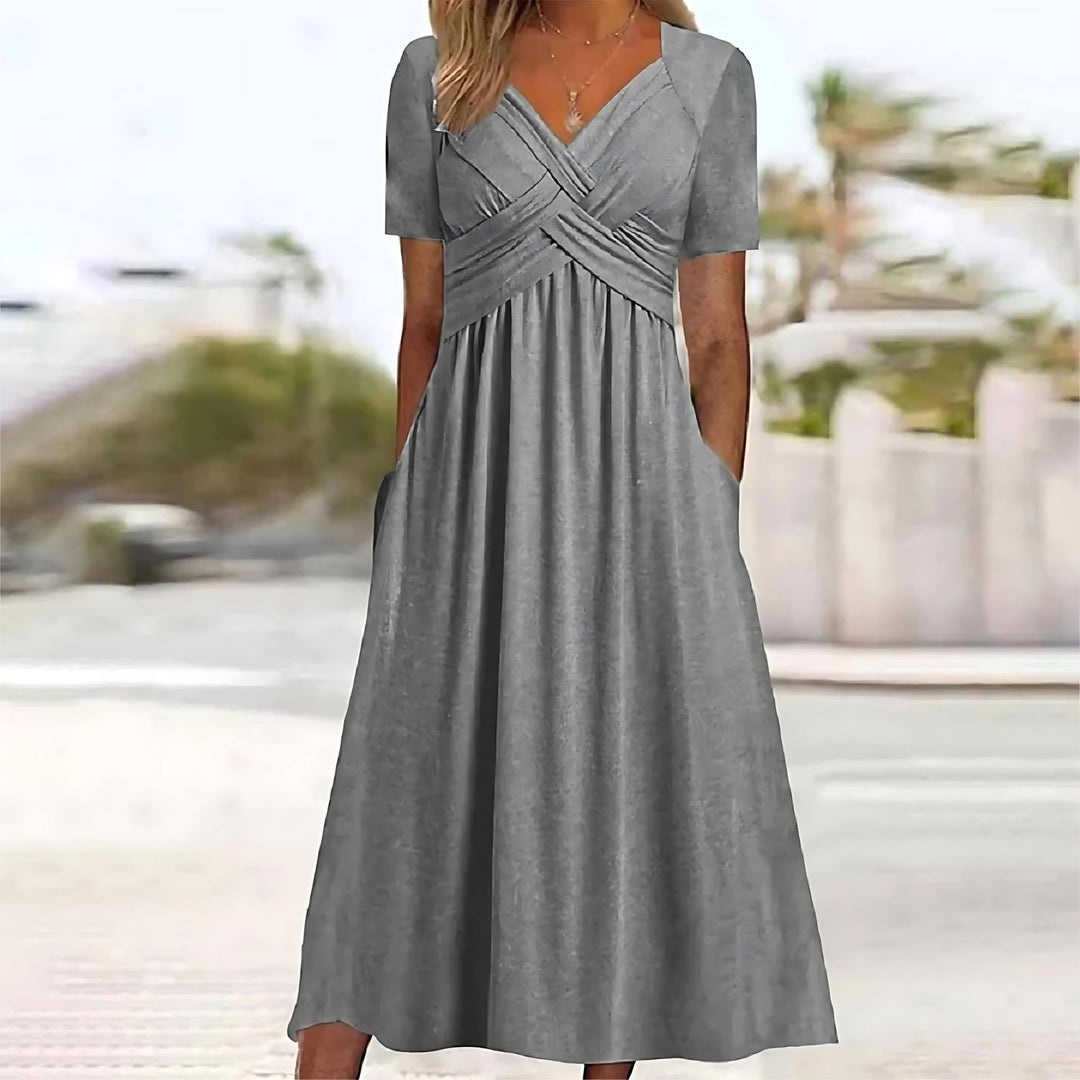 Carmen | Midi Dress with Tummy Coverage