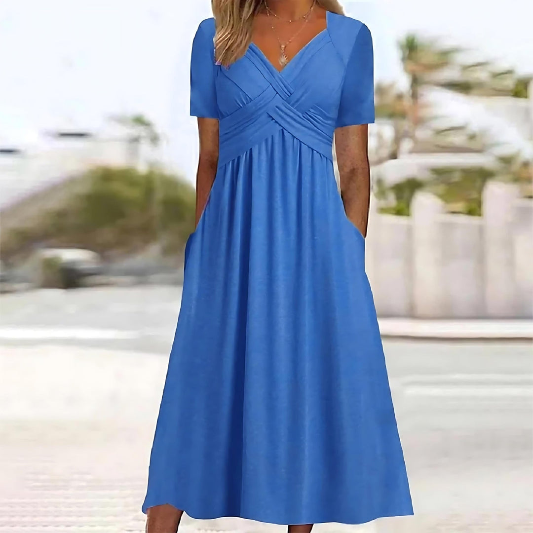 Carmen | Midi Dress with Tummy Coverage