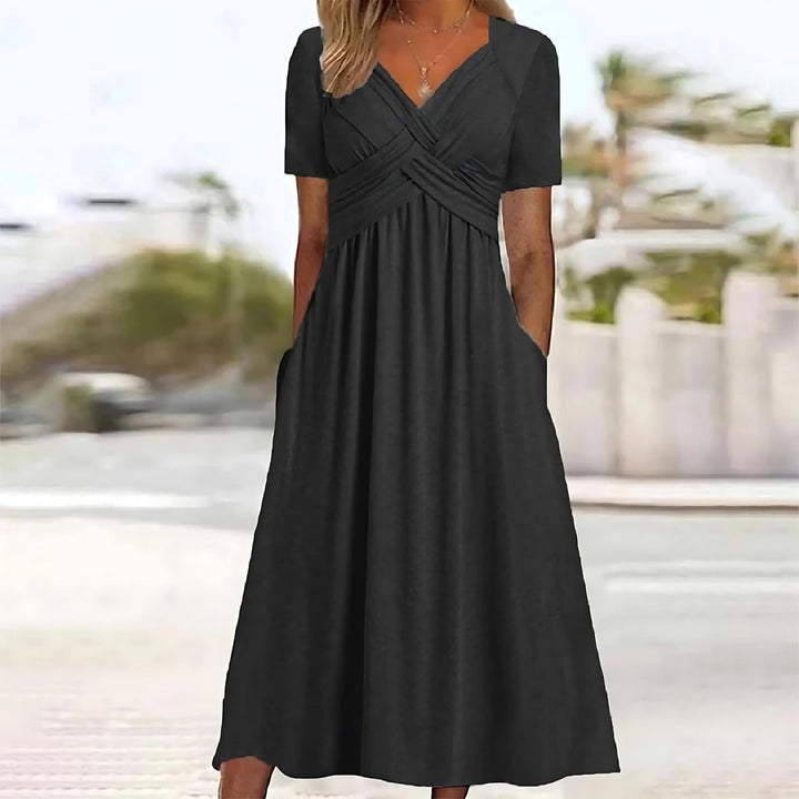 Carmen | Midi Dress with Tummy Coverage
