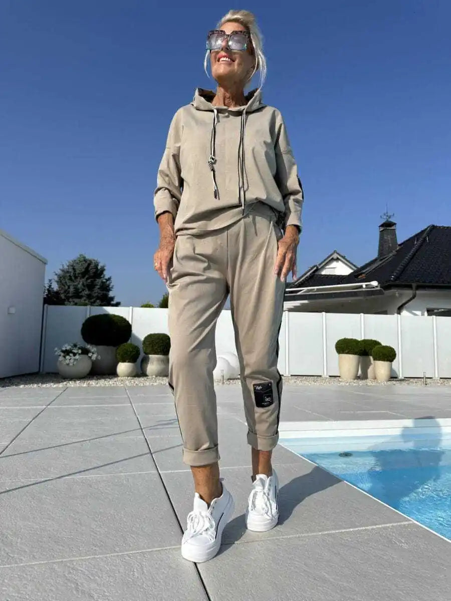 Olyra | Conjunto Relajado de 2 Piezas con Sudadera con Capucha
